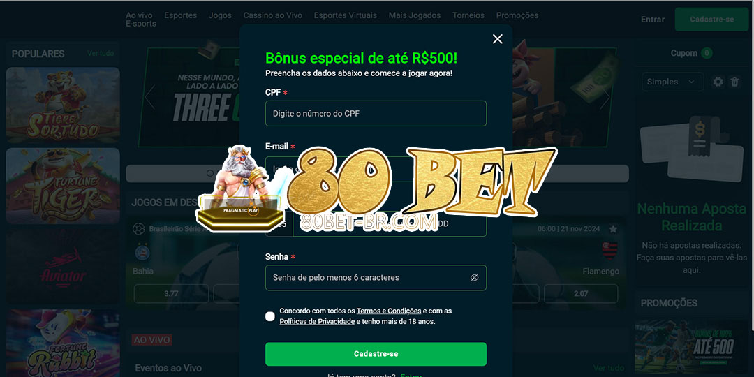 80 bet registrar